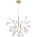 Светильник подвесной Crystal Lux EVITA SP36 GOLD/TRANSPARENT