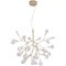 Светильник подвесной Crystal Lux EVITA SP36 GOLD/TRANSPARENT