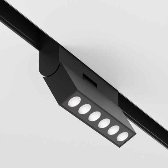 TR033-4-6W3K-M-DS-B Трековый магнитный SMART (App, Bluetooth Mesh, Алиса) светодиодный светильник Maytoni Exility CRI90+ 2700-6000К 450Лм 36° 6Вт