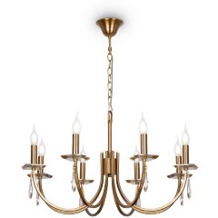 Люстра подвесная Freya FR1006PL-08G Forte под лампы 8xE14 40W