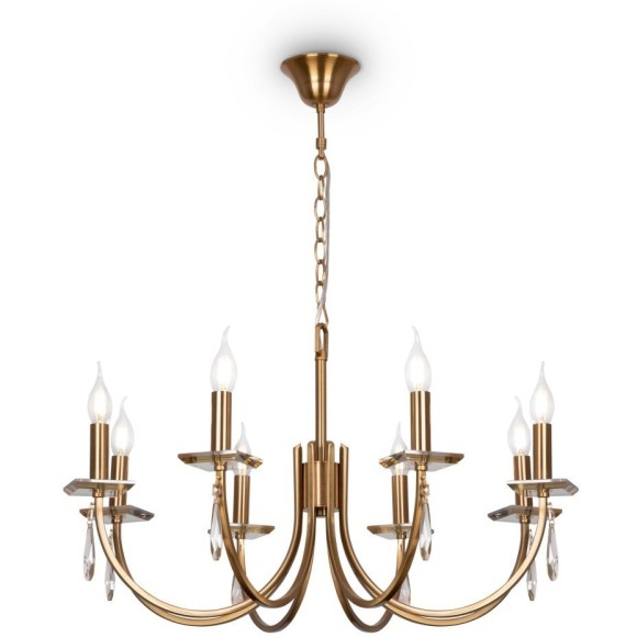 Люстра подвесная Freya FR1006PL-08G Forte под лампы 8xE14 40W