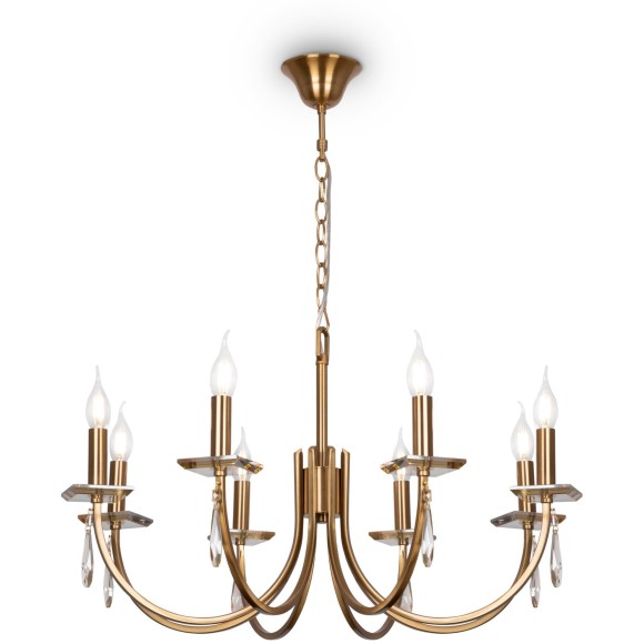 Люстра подвесная Freya FR1006PL-08G Forte под лампы 8xE14 40W