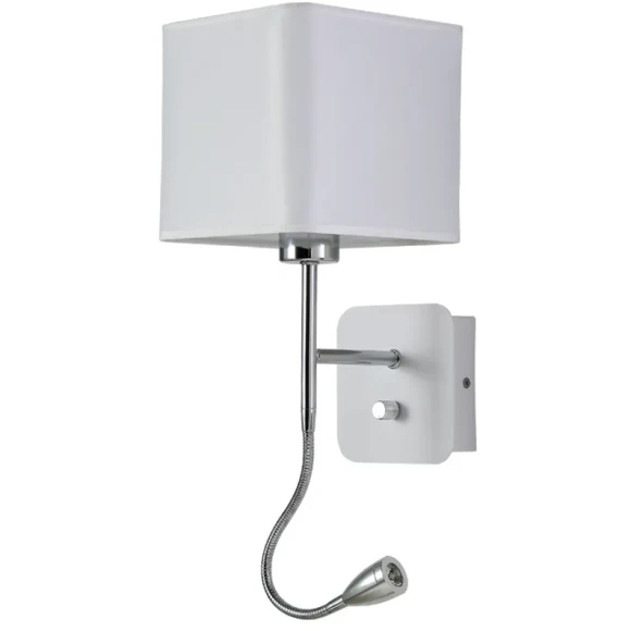Бра Crystal Lux PACO AP2 CHROME/WHITE