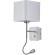 Бра Crystal Lux PACO AP2 CHROME/WHITE