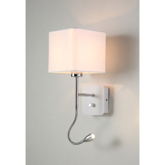 Бра Crystal Lux PACO AP2 CHROME/WHITE Бра Crystal Lux PACO AP2 CHROME/WHITE