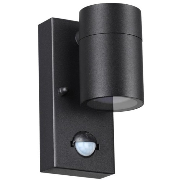 Уличный настенный светильник с датчиком движения и датчиком освещенности Motto 4389/1W