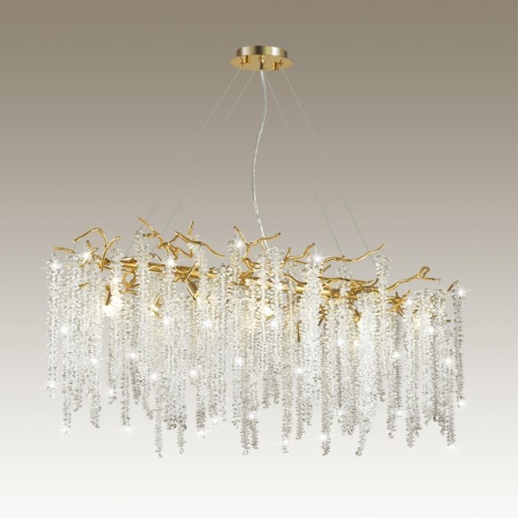 Люстра хрустальная Odeon Light 5005/12 Banche под лампы 12xG9 40W Люстра хрустальная Odeon Light 5005/12 Banche под лампы 12xG9 40W