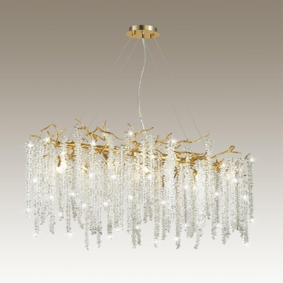 Люстра хрустальная Odeon Light 5005/12 Banche под лампы 12xG9 40W Люстра хрустальная Odeon Light 5005/12 Banche под лампы 12xG9 40W