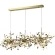 Светильник подвесной Crystal Lux GARDEN SP3х3 L1200 GOLD Светильник подвесной Crystal Lux GARDEN SP3х3 L1200 GOLD