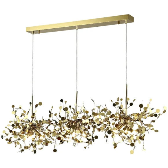 Светильник подвесной Crystal Lux GARDEN SP3х3 L1200 GOLD Светильник подвесной Crystal Lux GARDEN SP3х3 L1200 GOLD