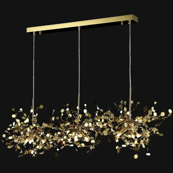 Светильник подвесной Crystal Lux GARDEN SP3х3 L1200 GOLD Светильник подвесной Crystal Lux GARDEN SP3х3 L1200 GOLD