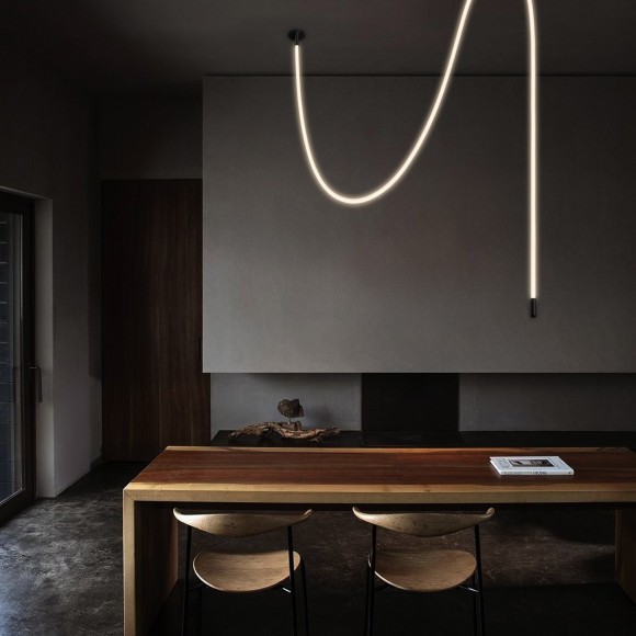 10388A Black Loft It THREAD Черный потолочный светильник
