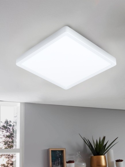 99248 Светодиодный накладной светильник FUEVA 5, 20.5W (LED), 285х285, H28, 2500lm, 4000K, сталь