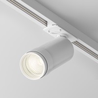 Однофазный двужильный светодиодный трековый светильник Maytoni Unity TR021-1-12B3K-Z-W Focus Zoom 3000К 900Лм CRI90+ 50° 12Вт