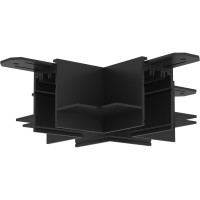Соединитель X-образный для шинопровода в ГКЛ 12.5мм Smart 220V Denkirs TR2114-BK