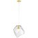 Светильник подвесной Crystal Lux NUESTRO SP1 GOLD/TRANSPARENT