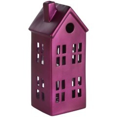 429834 Фигурка Домик CATACOL, керамика,розовый 110X95X256 мм с подсветкой