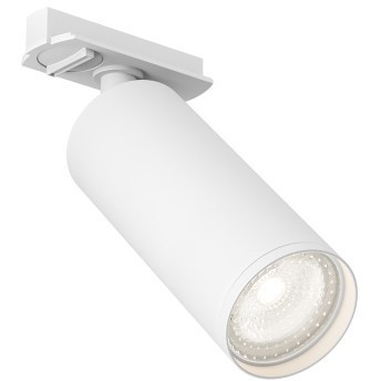 Однофазный двужильный трековый светильник Denkirs DK6202-WH SOLID Tube под сменную лампу GU10 Однофазный двужильный трековый светильник Denkirs DK6202-WH SOLID Tube под сменную лампу GU10