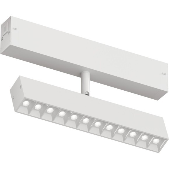 DK8006-WH Трековый магнитный светодиодный SMART (TUYA, Алиса, Wi-Fi, пам. настроек) светильник Denkirs SMART 220V CRI90+ 3000-6000К 810Лм 24° 9Вт