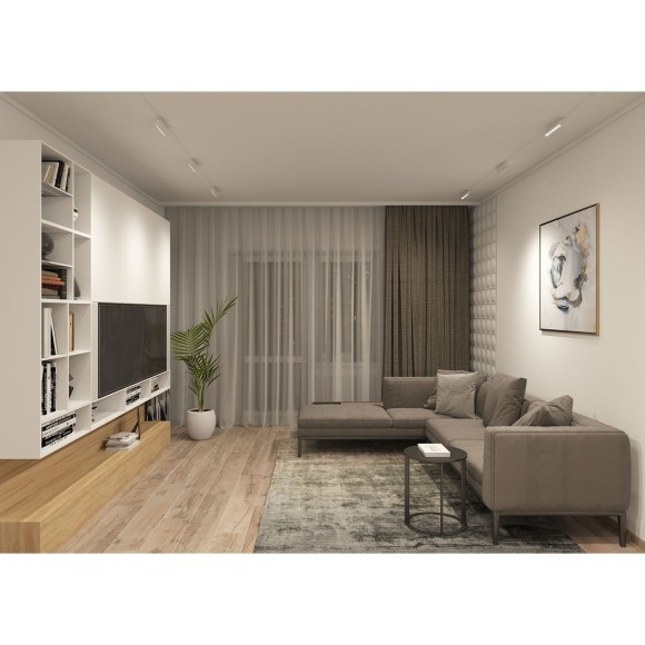 DK8006-WH Трековый магнитный светодиодный SMART (TUYA, Алиса, Wi-Fi, пам. настроек) светильник Denkirs SMART 220V CRI90+ 3000-6000К 810Лм 24° 9Вт