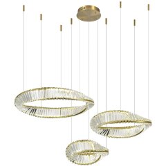 SL6204.311.03 Светильник подвесной ST-Luce Латунь/Прозрачный LED 1*97W 4000K RITORTO SL6204.311.03 Светильник подвесной ST-Luce Латунь/Прозрачный LED 1*97W 4000K RITORTO