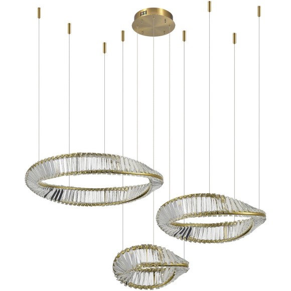 SL6204.311.03 Светильник подвесной ST-Luce Латунь/Прозрачный LED 1*97W 4000K RITORTO SL6204.311.03 Светильник подвесной ST-Luce Латунь/Прозрачный LED 1*97W 4000K RITORTO