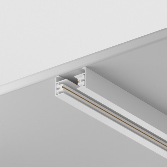 1м белый однофазный двужильный накладной шинопровод Maytoni TRX001-111W 1м белый однофазный двужильный накладной шинопровод Maytoni TRX001-111W