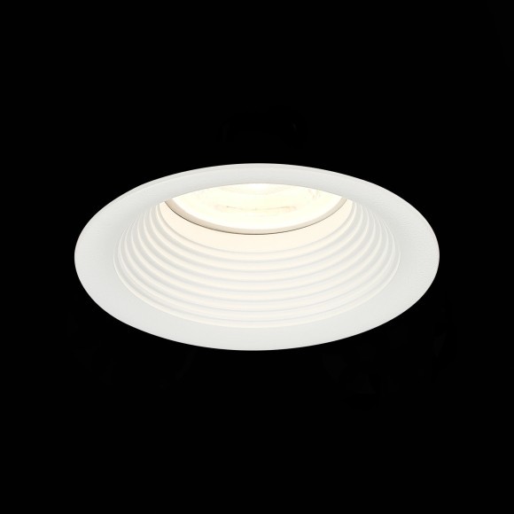 ST202.508.01 Св-к встр. Белый GU10 1*50W  D89xH40 220V Без ламп Встраиваемые светильники