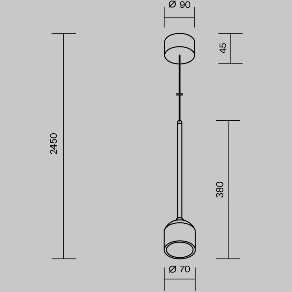 Подвесной светильник Maytoni Apex O491PL-L8B3K Подвесной светильник Maytoni Apex O491PL-L8B3K
