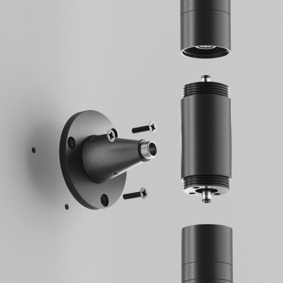 Фиксатор для накладного монтажа системы Maytoni Shelf CA026BS-B