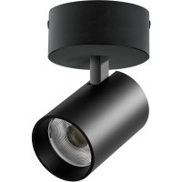Черный накладной поворотный светодиодный спот 30Вт 24° 3000К CRI90 3525Лм Alta Base Lightstar A5337SO