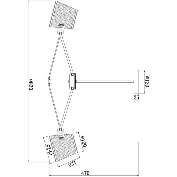 Люстра на штанге Freya FR5108PL-08CH Gino под лампы 8xE14 40W Люстра на штанге Freya FR5108PL-08CH Gino под лампы 8xE14 40W