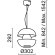 Подвесной светильник Maytoni MOD322PL-L6B3K
