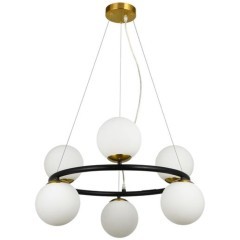 Подвесная люстра Arte Lamp ALCOR A2224SP-6BK Подвесная люстра Arte Lamp ALCOR A2224SP-6BK