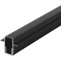 Шинопровод 3м черный встраиваемый магнитный для ГКЛ 12,5 мм Crystal Lux CLT 0.123 02 L3000 BL 1407/025