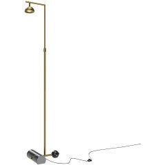Латунный светодиодный торшер с рег. высотой 1.2-2.1м и поворотным плафоном 10Вт 3000К Maytoni Pikant MOD372FL-L10BS3K Латунный светодиодный торшер с рег. высотой 1.2-2.1м и поворотным плафоном 10Вт 3000К Maytoni Pikant MOD372FL-L10BS3K