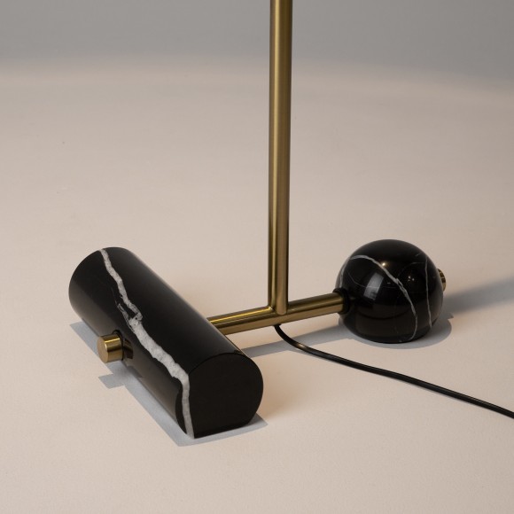 Латунный светодиодный торшер с рег. высотой 1.2-2.1м и поворотным плафоном 10Вт 3000К Maytoni Pikant MOD372FL-L10BS3K Латунный светодиодный торшер с рег. высотой 1.2-2.1м и поворотным плафоном 10Вт 3000К Maytoni Pikant MOD372FL-L10BS3K