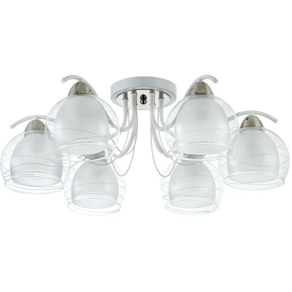 Люстра потолочная Freya FR5052-CL-06-W Nikki под лампы 6xE27 60W