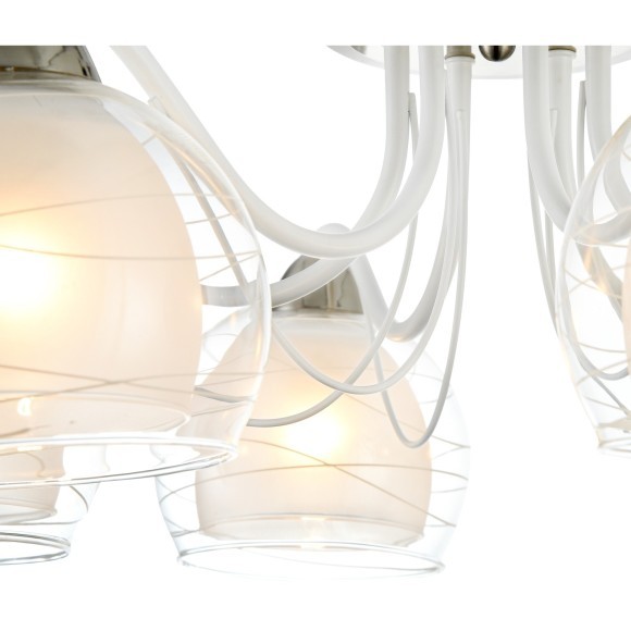 Люстра потолочная Freya FR5052-CL-06-W Nikki под лампы 6xE27 60W