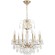 MONTANA SP9 2510/309 Crystal Lux Люстра золотая с прозрачными стеклянными элементами и хрустальными подвесками, 9 x E14 до 60 Вт, Ø650 мм, H700 мм, IP20, 220 В