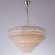 Люстра хрустальная Arte Lamp A2848LM-8GO JASTIN под лампы 8xE14 40W