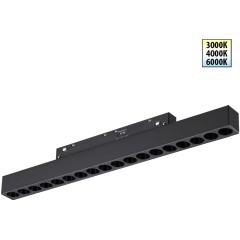 359623 Трековый светильник Novotech SHINO с переключ. цв. темпер. IP20 LED Ra90 Lm1170 3000К\4000К\6000К 18W 48V FLUM 359623 Трековый светильник Novotech SHINO с переключ. цв. темпер. IP20 LED Ra90 Lm1170 3000К\4000К\6000К 18W 48V FLUM