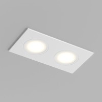 DK3112-WH Встраиваемый белый влагозащищенный светильник Denkirs PORT 2 лампы GU5.3 или LED модуля макс. 15 Вт