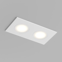 DK3112-WH Встраиваемый белый влагозащищенный светильник Denkirs PORT 2 лампы GU5.3 или LED модуля макс. 15 Вт