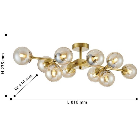 Потолочная люстра Varietas 2649-10U Потолочная люстра Varietas 2649-10U