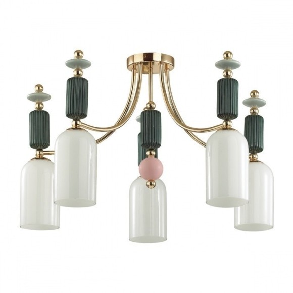 Люстра потолочная Odeon Light 4861/5C Candy под лампы 5xE14 5*40W