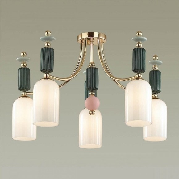 Люстра потолочная Odeon Light 4861/5C Candy под лампы 5xE14 5*40W