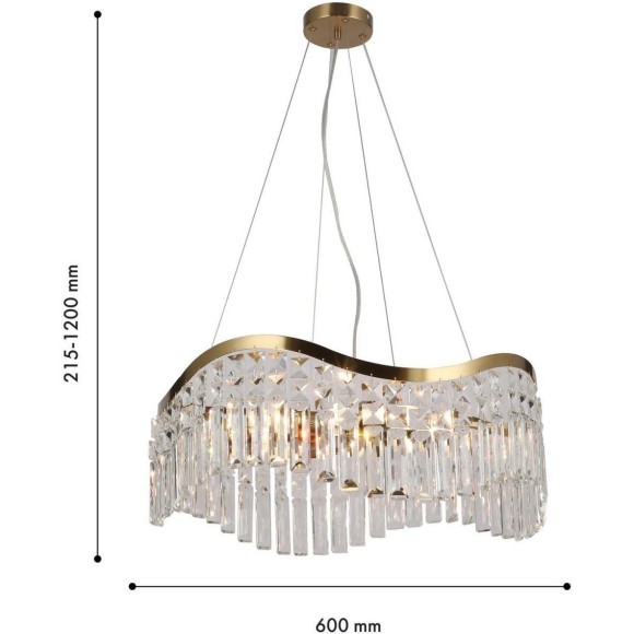 Подвесная люстра Unda 4135-8P