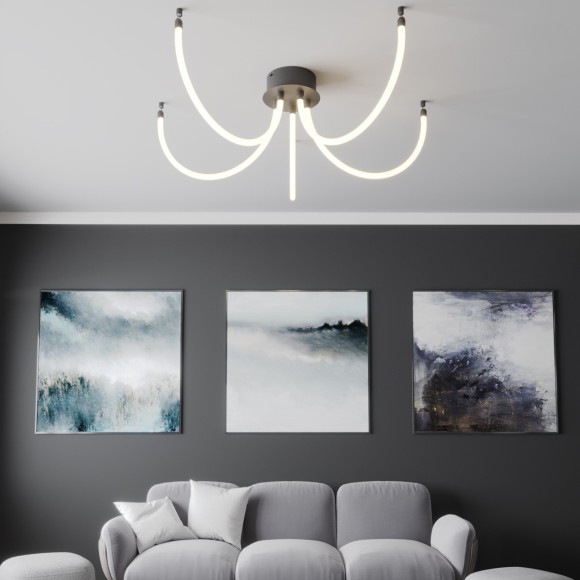 359327 KONST NT24 000 черный Светильник светодиодный IP20 LED 4000K 14W 170-265V 1360Лм RAMO 359327 KONST NT24 000 черный Светильник светодиодный IP20 LED 4000K 14W 170-265V 1360Лм RAMO