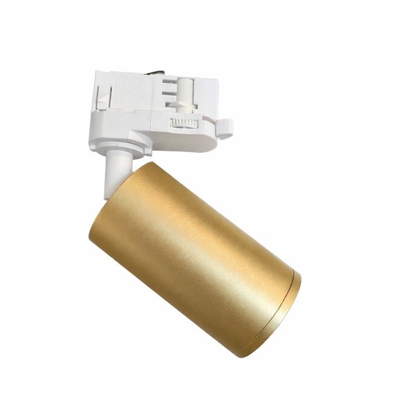 ST692.202.01 Золотистый трехфазный трековый светильник под лампу GU10 макс 50W IP20 D52xH160мм 220V ST Luce TRACE